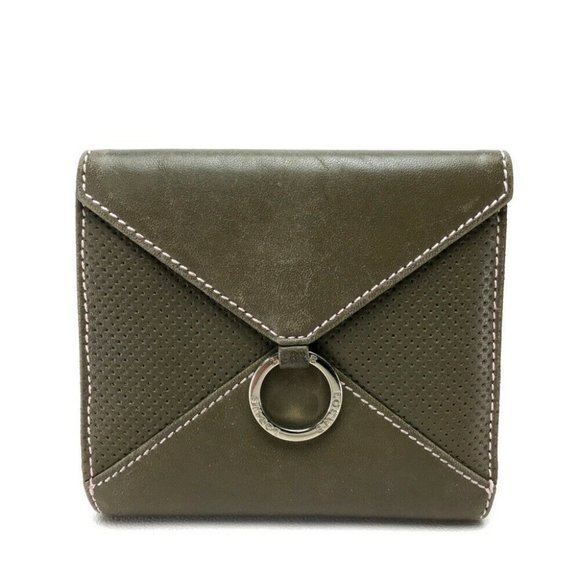 LOEWE Double Snap Short Women's Wallet Brown - Picture 1 of 9